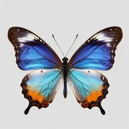 magical fairy butterfly, horizontal symmetry
