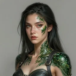 carbon goddess, highly detailed, portrait, digital painting, trending on artstation, concept art, sharp focus, illustration, art by artgerm and greg rutkowski and magali villeneuve