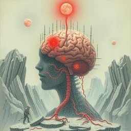 album cover art for brain by akihiko yoshida