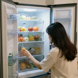 a person reincarnated as a refrigerator