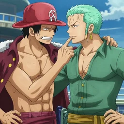 real-life zoro vs. mihawk, a still of a fight film
