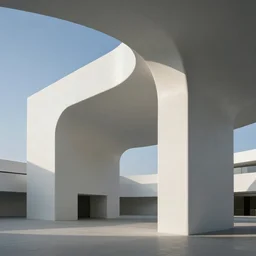 biophilic design, minimalist parametric architecture, futurist, utopian, simple coherent structures,