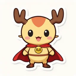 cute miss mascot mygavolt mygavolt galvantula super hero sticker art, cronobreaker, beeple game icon