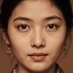 vintage_closeup portrait_photo_of_a_stunningly beautiful_nepalese_woman with amazing shiny eyes, 19th century, hyper detailed by Annie Leibovitz