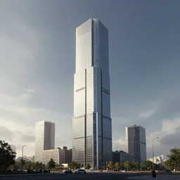 concept art of skyscraper, by greg rutkowsky and simon stalenhag, octane render, corona render