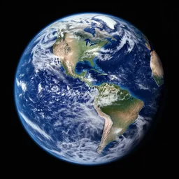 planet earth from the moon, rtx, photorealistic, color correction,