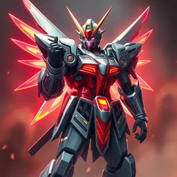 gundam 3 d ninja armor engine ingame stylized illustration photo radiating a aura global jesper ejsing, rhads