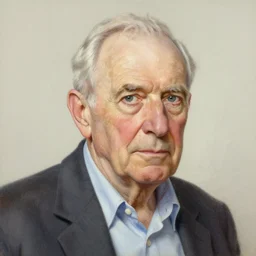 high quality high detail painting by norman rockwell, hd, portrait, old man, muted pastel colors, photorealistic lighting