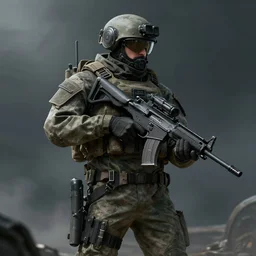 a digital concept art of future military, by jakub rozalsk, trending on artstation