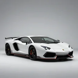 photo of a lamborghini aventador, studio lighting