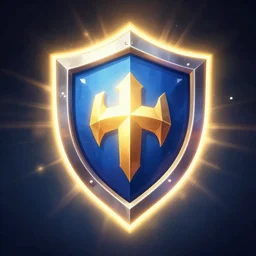 shield fantasy epic legends game icon stylized digital illustration radiating a glowing aura global illumination ray tracing hdr fanart arstation by ian pesty and katarzyna da „ bek - chmiel