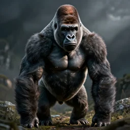 cyborg gorilla by hiroshi yoshida