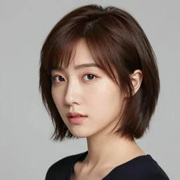 very pretty model, highly detailed, sharp focus, realistic, shorter hair