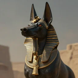 portrait of the mighty anubis, concept art, digital painting, trending on artstation, deviantart, epic composition, extremely detailed, ambient lighting, masterpiece, sharp focus, octane render