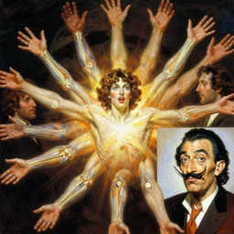 human forearm artists anatomy in the style of wayne barlowe, gustav moreau, goward, bussiere, roberto ferri, santiago caruso, luis ricardo falero, dali