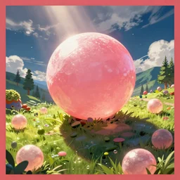 bubble gum by disney concept artists, blunt borders, rule of thirds