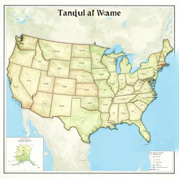map of the united states drawn from memory