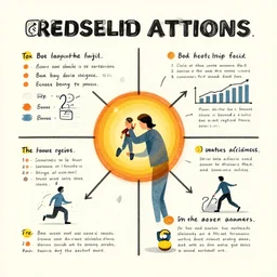 the results of bad actions, illustrated.