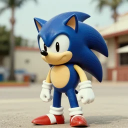Vintage Hollywood Photo of Sonic the Hedgehog, 100mm