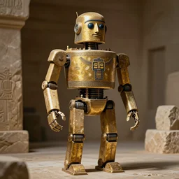 Ancient Mesopotamian Robot by Dariusz Zawadzki
