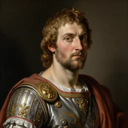 A 17th century Baroque Painting of Alexander the Great, portrait of Alexander the Great, grainy, realistic, very realistic, hyperrealistic, highly detailed, very detailed, extremely detailed, very neat, very epic, very cool, detailed, trending on artstation