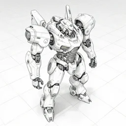 cyberpunk mech tiled floor, aerial one point perspective, high details, line art,, ultra detailed, digital art, 8 k, character, realistic, portrait, hyperrealistic