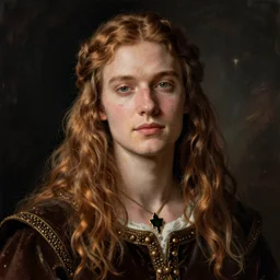 a portrait, art by james jean, medieval,