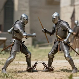 ants sparring, medieval, historical, holy Roman