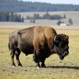 petting zoo bison yellowstone
