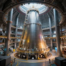 an insanely intricate detailed beautifull 3 d render of a modern nuclear reactor interior, unreal engine, octane render, redshift, 8 k resolution, colorfull, intricate reflexions, soft dramatic lighting, cinematic, subsurface scattering, anti aliashing,