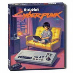 1 9 8 9 nes commodore 6 4 box art. cyberpunk japan. cozy. character class. keith parkinson. oil on canvas