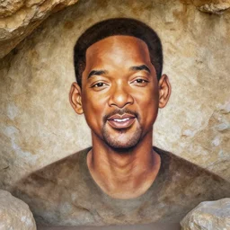 cave painting of Will Smith