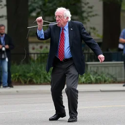 bernie sanders doing the floss dance