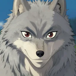 wolf art by studio ghibli, nakoto shinkai, artstation, great rutkowski, perfect face, intricate details,