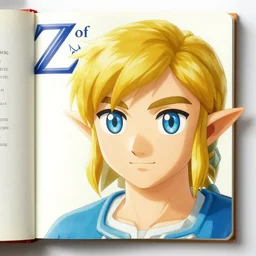a the legend of zelda instruction manual illustration of the face of a person named jerry jellostien