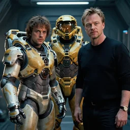 a beautiful cinematic photograph by greg rutkowski and denis villeneuve and christopher nolan, halo