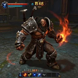 Diablo 2 Resurrected Barbarian beating Hell Baal for the first time, screenshot