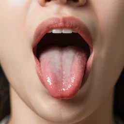 a face made out of genitals