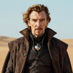a highly detailed dune portrait of stephen strange, james gurney, james jean