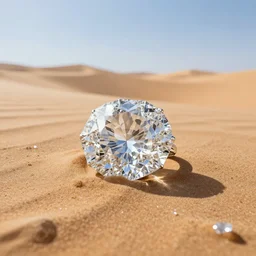 ultra quality, desert made of diamonds