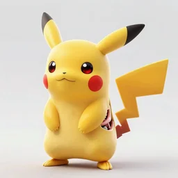 Terminator Pikachu scene where his endoskeleton gets exposed and his eye glows red, still from the film Terminator Pikachu
