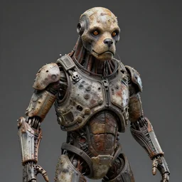 photo taken of an epic intricate, ultra detailed, super realistic gritty, exquisitely weathered animatronic pete buttigieg, creature created by weta workshop, portrait, photorealistic, sharp focus, 4 0 0 0 k, f 1. 4