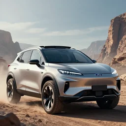 an offroad concept suv designed by ram and ford, mulan, artstation, an epic fantasy, cinematic lighting, hyper realistic, photographic, sharp focus, by greg rutkowski and wolp
