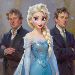 princess elsa, mythpunk, oil painting, sunlit, paint texture, digital painting, highly detailed, artstation, sharp focus, illustration, concept art, ruan jia, charlie bowater, tom bagshaw, norman rockwell