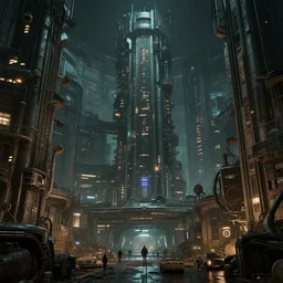 post - apoc biopunk underground city