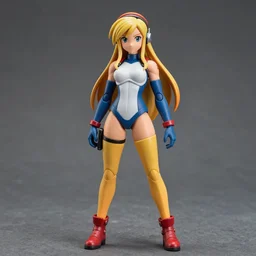 life sized samus aran action figure, photorealistic, anime