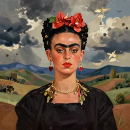 digital painting surrealism landscape surreal frida kahlo esao andrews victor escher enrich dali