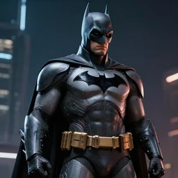 futuristic batman ,highly detailed, 4k, HDR, award-winning, artstation, octane render