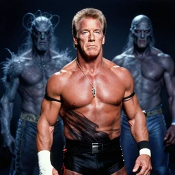 35mm photograph of Vince McMahon being abducted by interdimensional entities