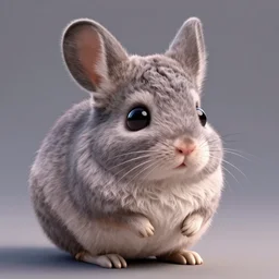 very cute disney pixar chinchilla, detailed fur, concept artwork, 3 d render official art, zootopia, chinchilla animal, adorable design, hq, artstationhd